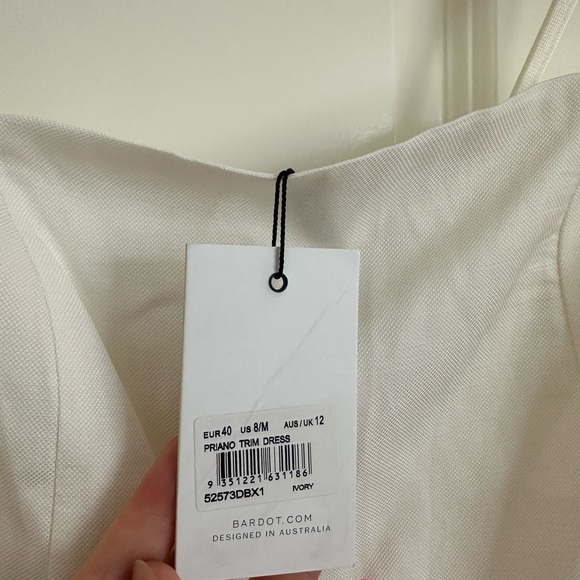 White Bardot Mini Dress - Picture 3 of 5